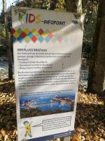 Infotafel in der Breitachklamm