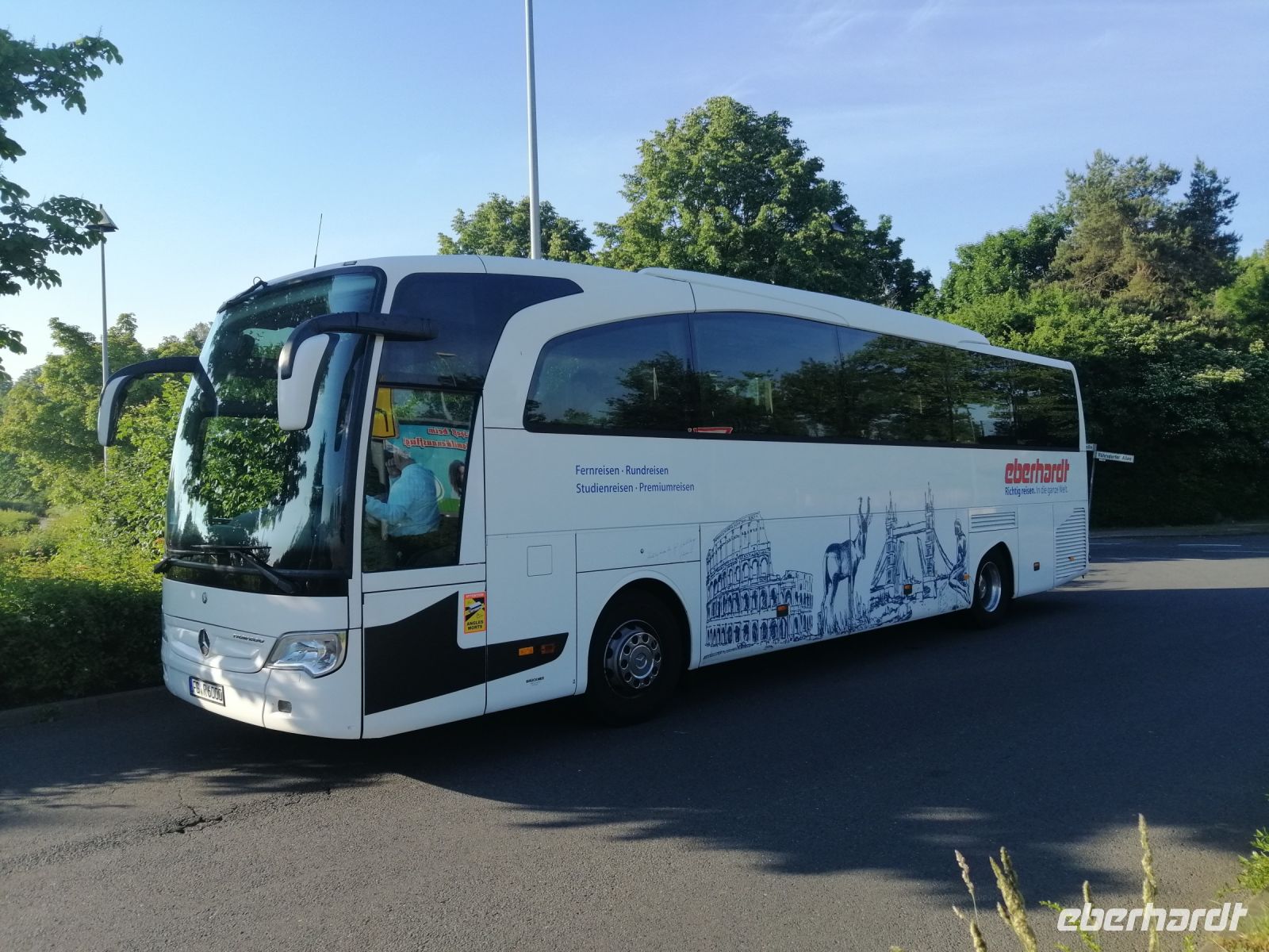 Rückfahrt nach Hause mit unserem Busfahrer Michael!