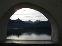Ausblick von der Kirche auf den See