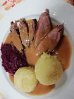 Enten- und Gänsebrust am ersten Weihnachtsfeiertag