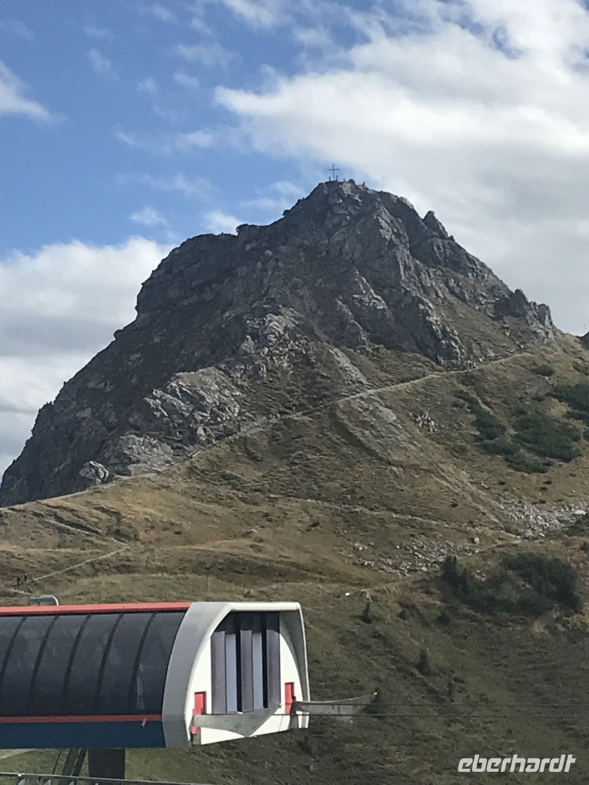 wer möchte, darf zum Gipfelkreuz