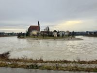 3. Reisetag – Ausflug nach Oberndorf – Blick über die Salzach-Schleife nach Laufen