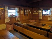 Die Pritzhütte sehr gemütlich, auf uns wartend.