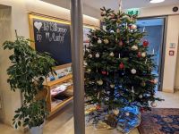 ...und ein von unseren Gästen geschmückter Christbaum.