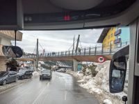 Am Katschberg - Brücke für Skifahrer über die Landstrasse.