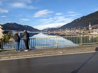 Die Brücke über den Weißensee.