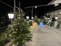 Nachweihnachtliche Stimmung auf der Hotelterrasse