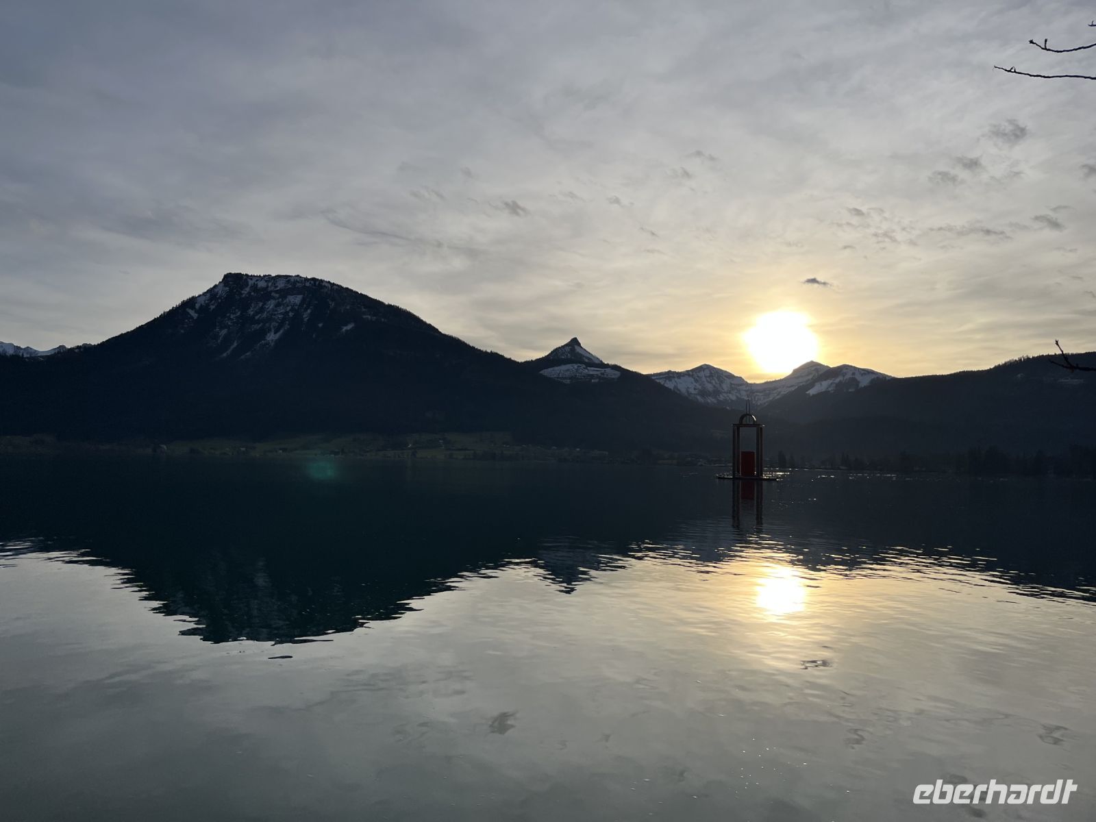 Was für ein Panorama am Wolfgangsee!