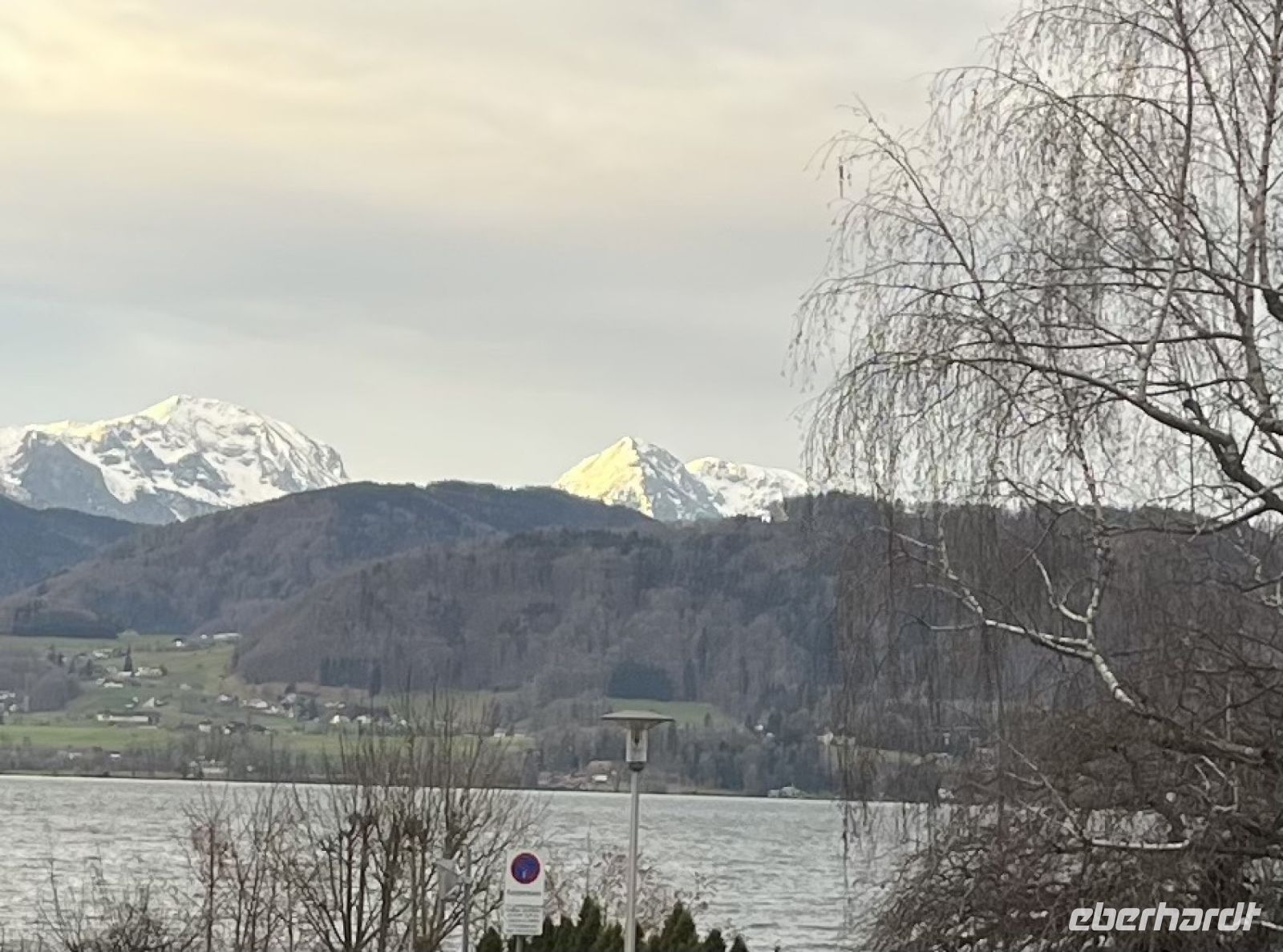 Blick vom Hotel am Morgen ... 