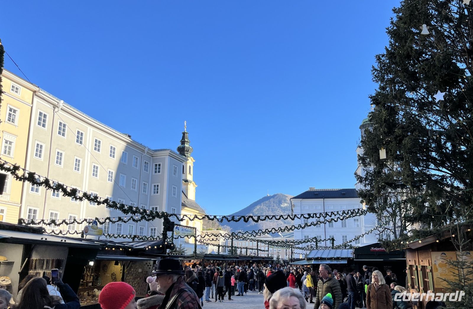 Es war Samstag und sehr voll bei diesem Wetter ... 
