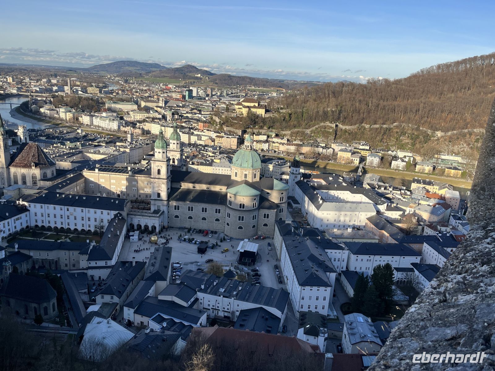 Was ein herrlicher Blick auf (einen Teil von) Salzburg!