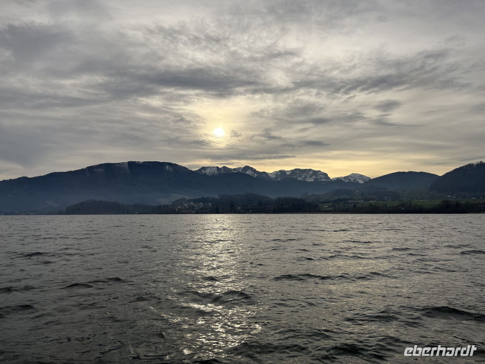 Wieder ein großartiger Anblick desPanoramas am Traunsee