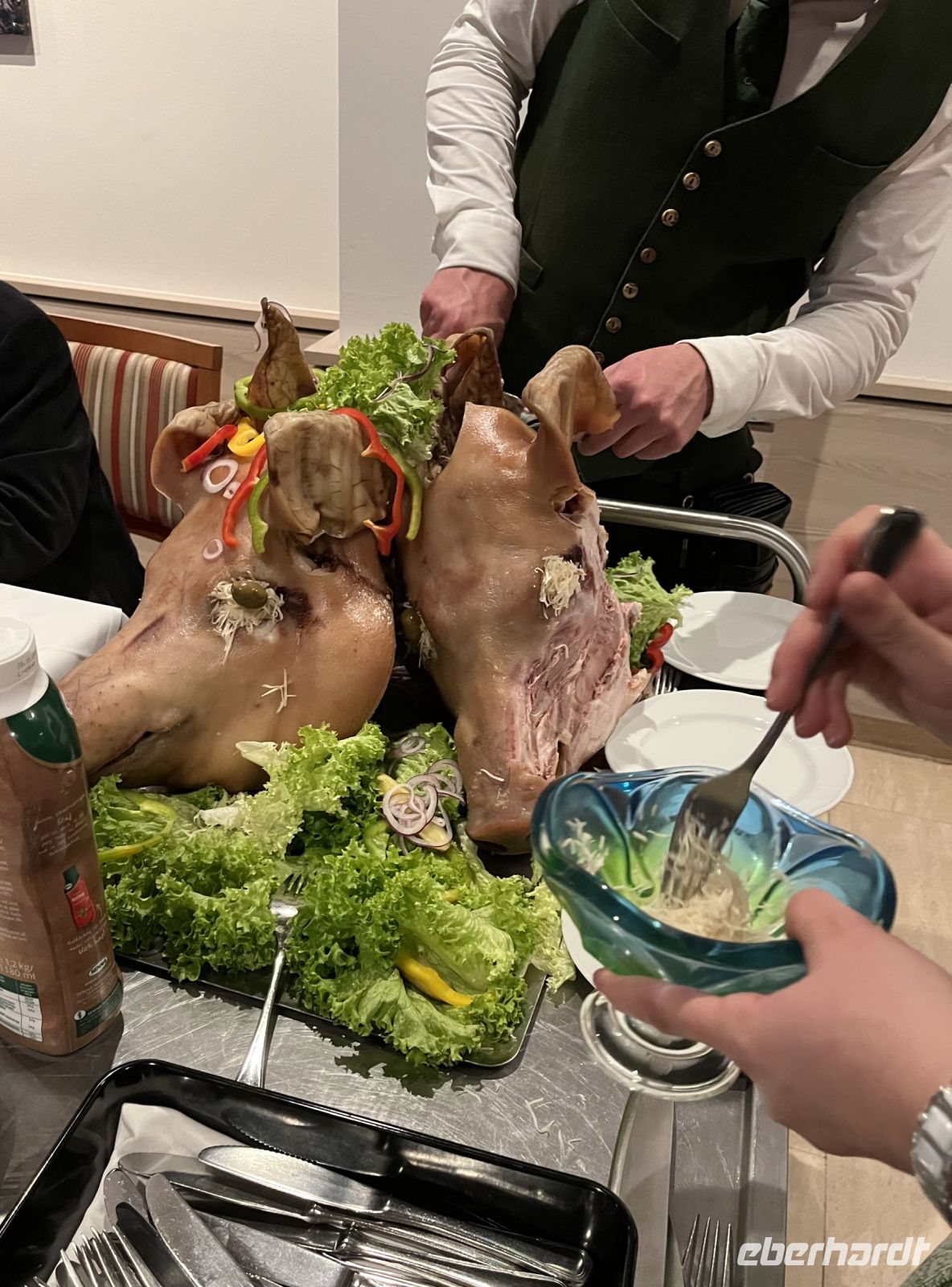 Und ein Glücksschwein gabs auch noch 