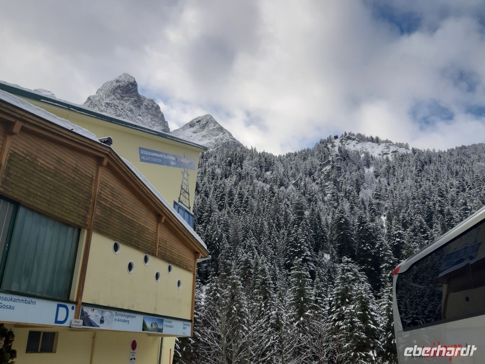 Die Gondel nach oben war leider nicht in Betrieb