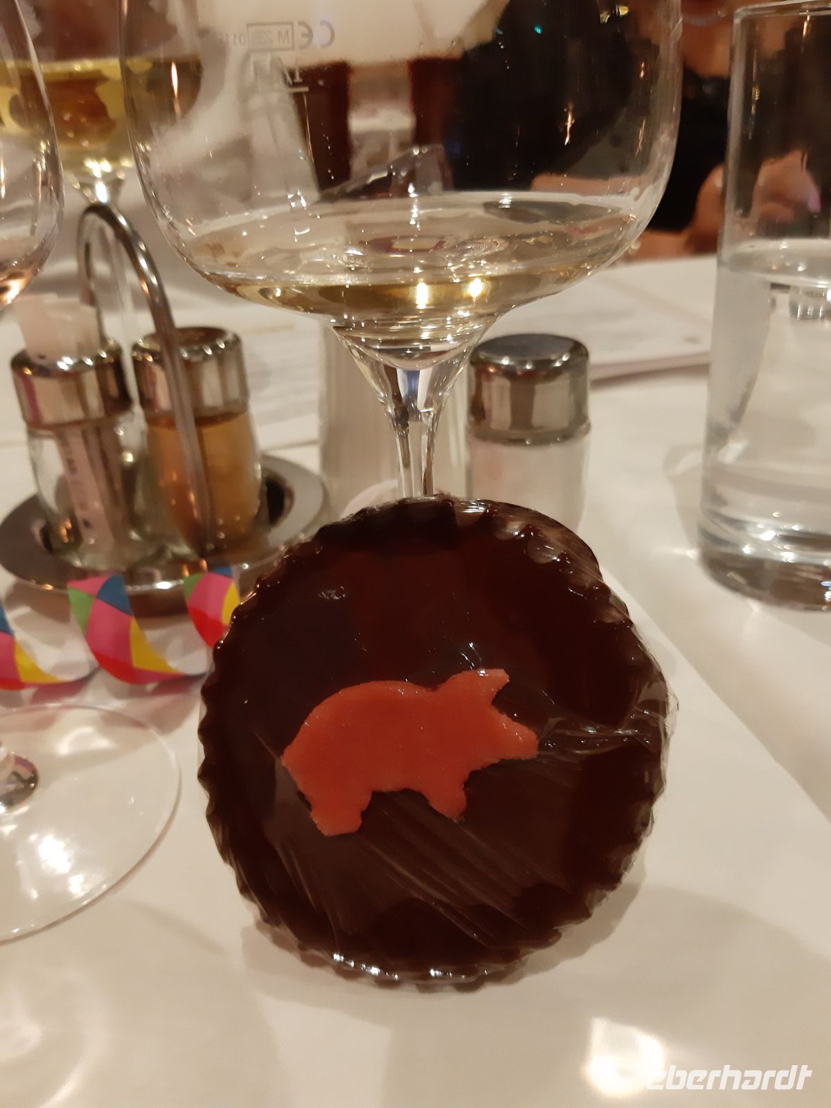 Wir nehmen ein Glücksschwein mit fürs neue Jahr