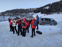 Mieders, Treff mit Kevin an der Serles Seilbahn