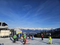 Serles Bergstation mit Blick nach Innsbruck
