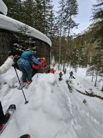 spektakulärer Wanderstart