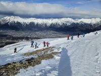 Abstieg vom Patscherkofel und Blick auf Innsbruck