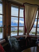 Blick aus der Patscherkofel Schutzhütte ins inntal