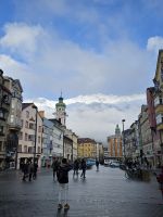 Stadtzentrum Innsbruck mit Blick zur Nordkette