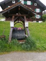 Ein alter Milchkessel aus Kupfer