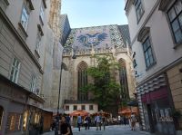 Wien, Blick auf das Dach des Stephansdom