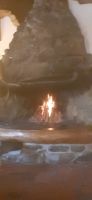 Kamin in der Hütte