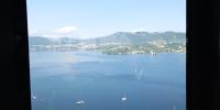 Tag 2 Ausblick auf den Traunsee aus der Grünbergseilbahn