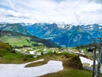 Blick vom Diedamskopf in Richtung Graubünden
