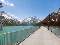 Silvretta - Stausee mit Blick in Richtung Graubünden