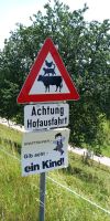 Tag 7 Lustiges Verkehrsschild auf dem Gmundnerberg
