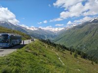 Schöne Fernsicht von der Mautstation