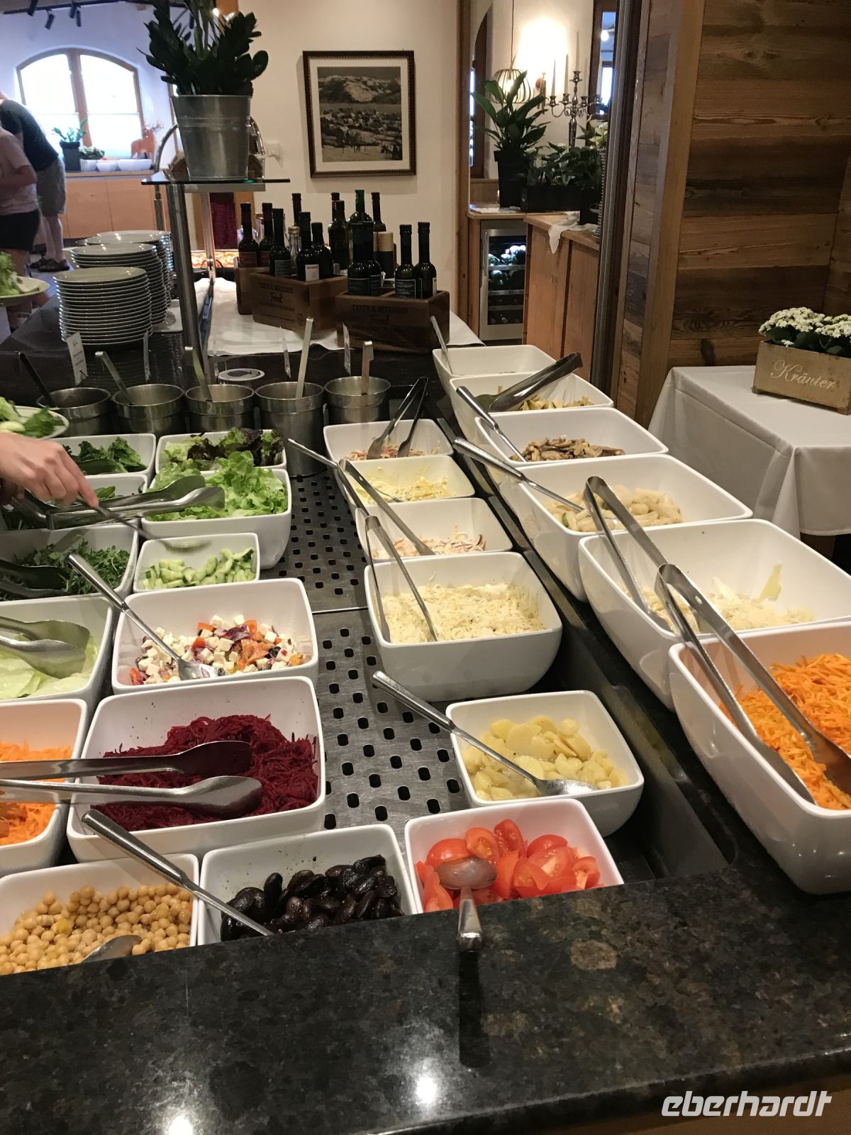 unser tägliches Salatbuffet