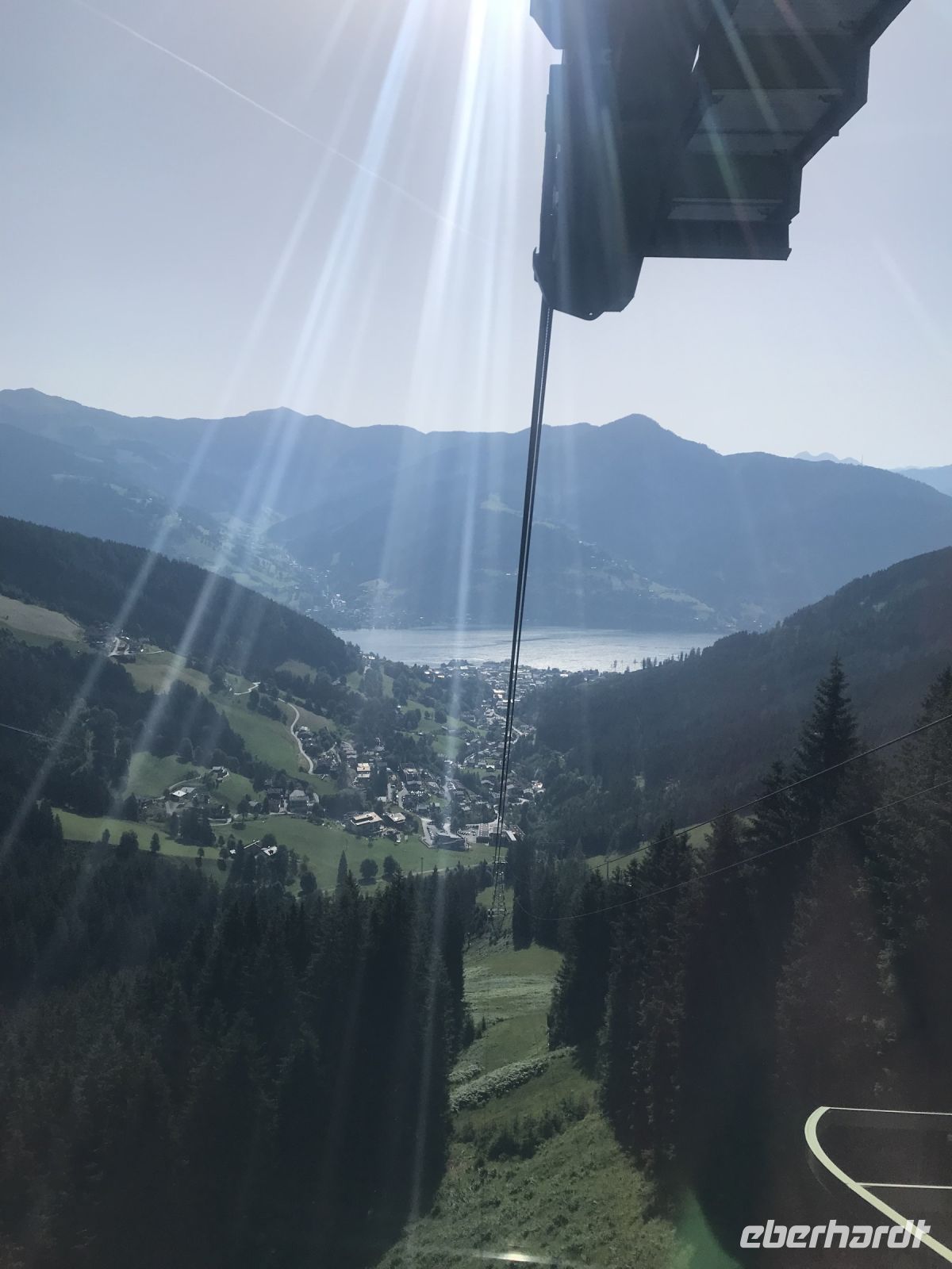 Blick auf Zeller See und auf 1956 m