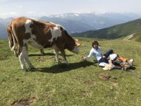 Mittagsrast auf dem Maurerhogel - Herta teilt!!!