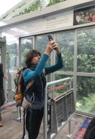 Unsere Herta im Aufzug