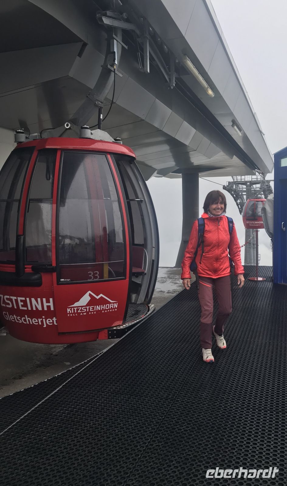 weiter ging es mit dem Gletscherjet auf 2.450 m