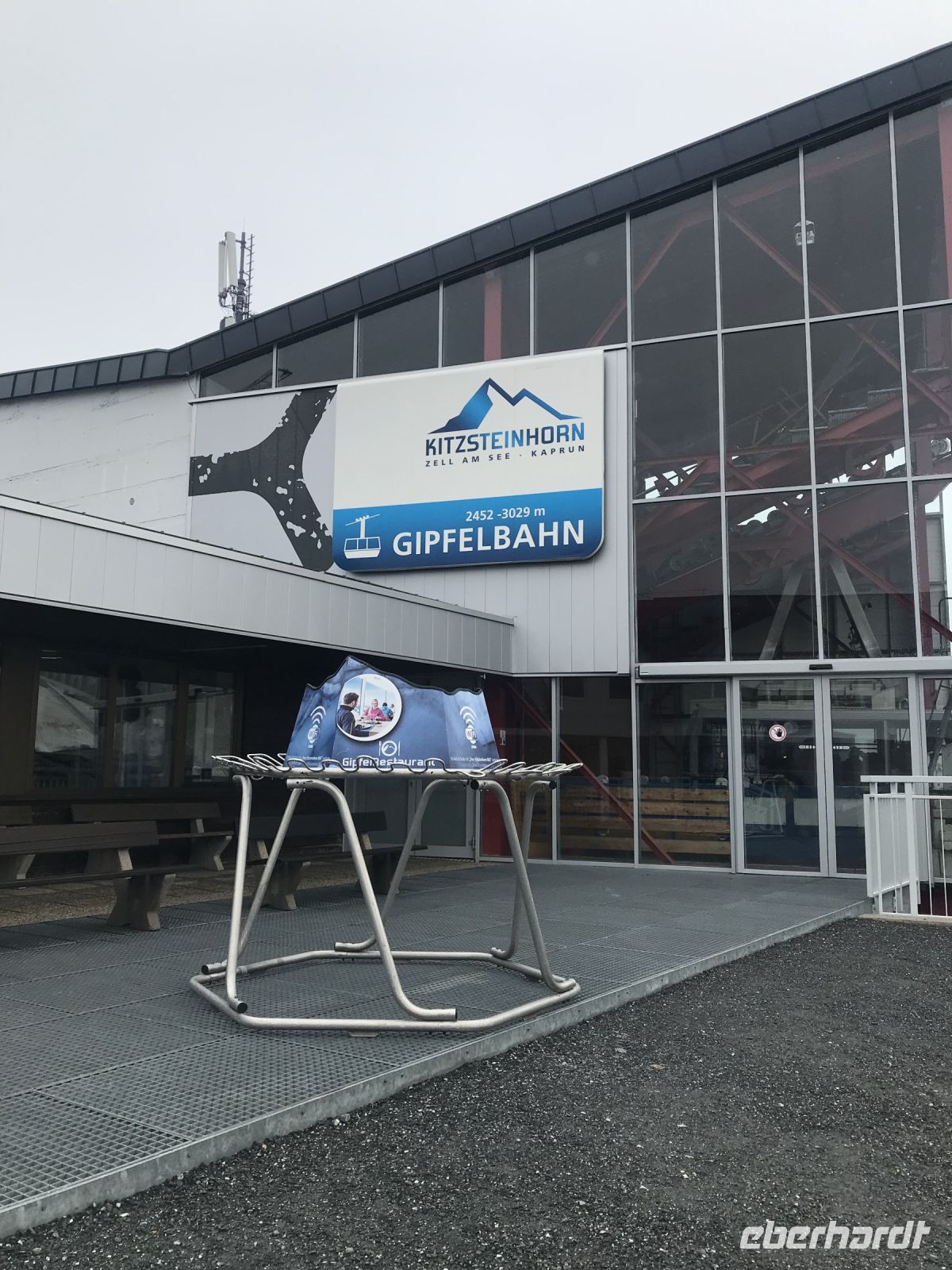 mit der Gipfelbahn auf...