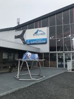 mit der Gipfelbahn auf...