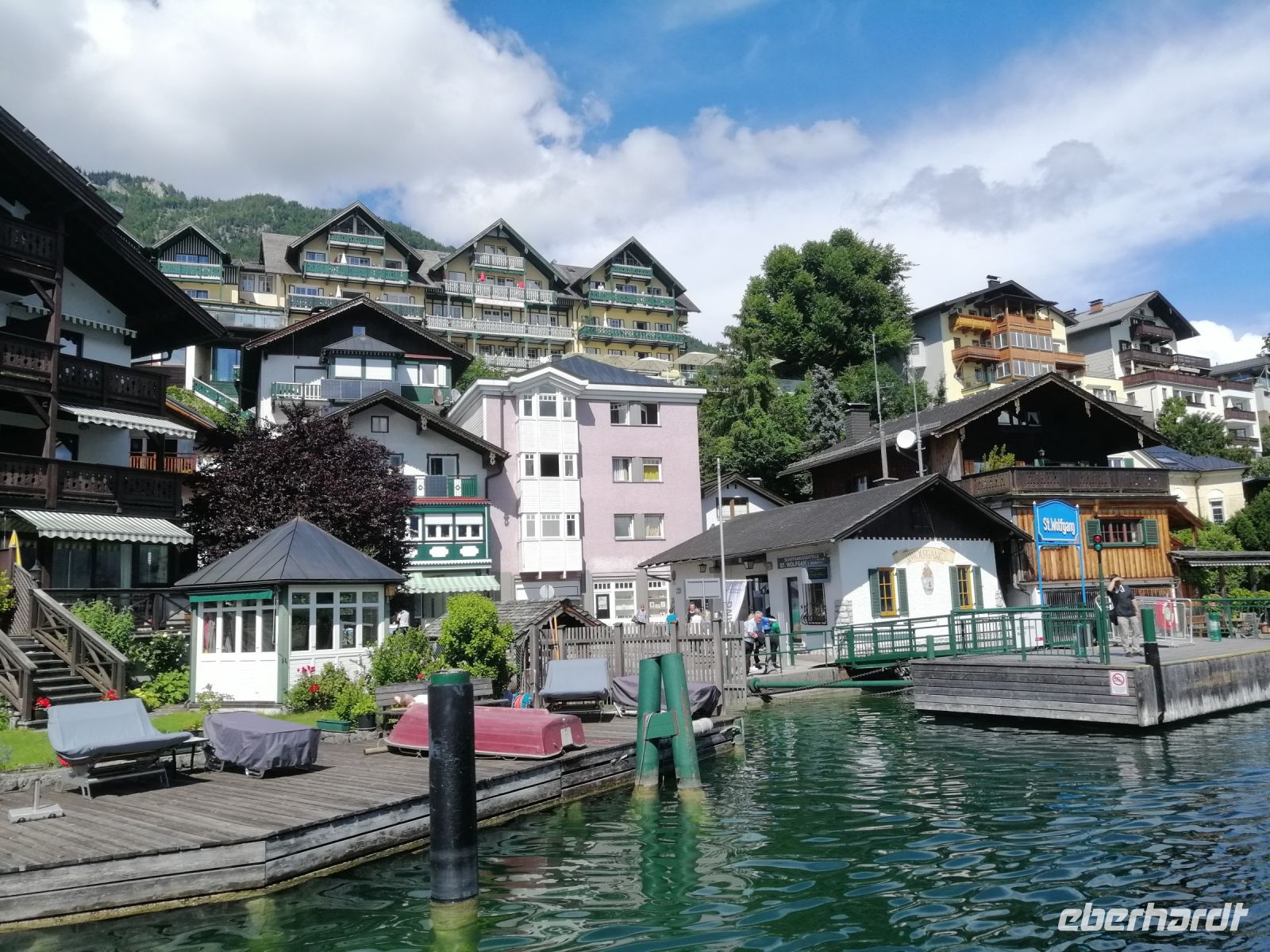 Schiffahrt am Wolfgangsee: Ankunft in St. Wolfgang