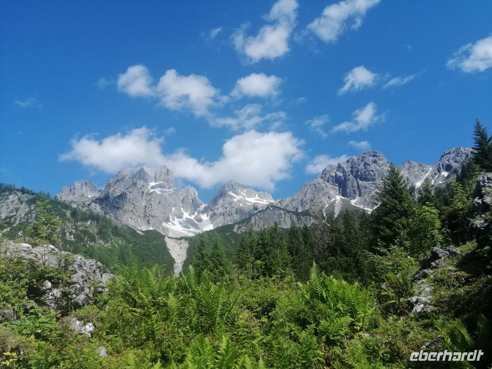Ausflug zum Almsee bei Filzmoos, Blick Richtung Steiglpass