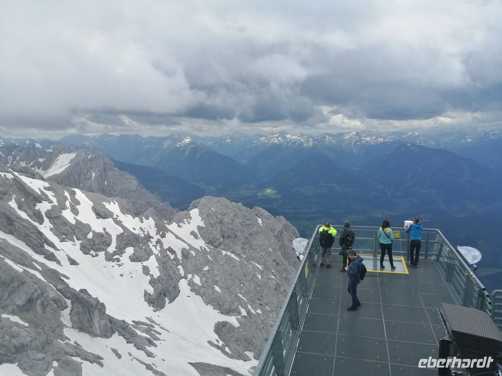 Ausssichtsplattform an der Bergstation am Dachstein