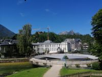 Die Mercedes-Brücke im Kurpark in Bad Aussee