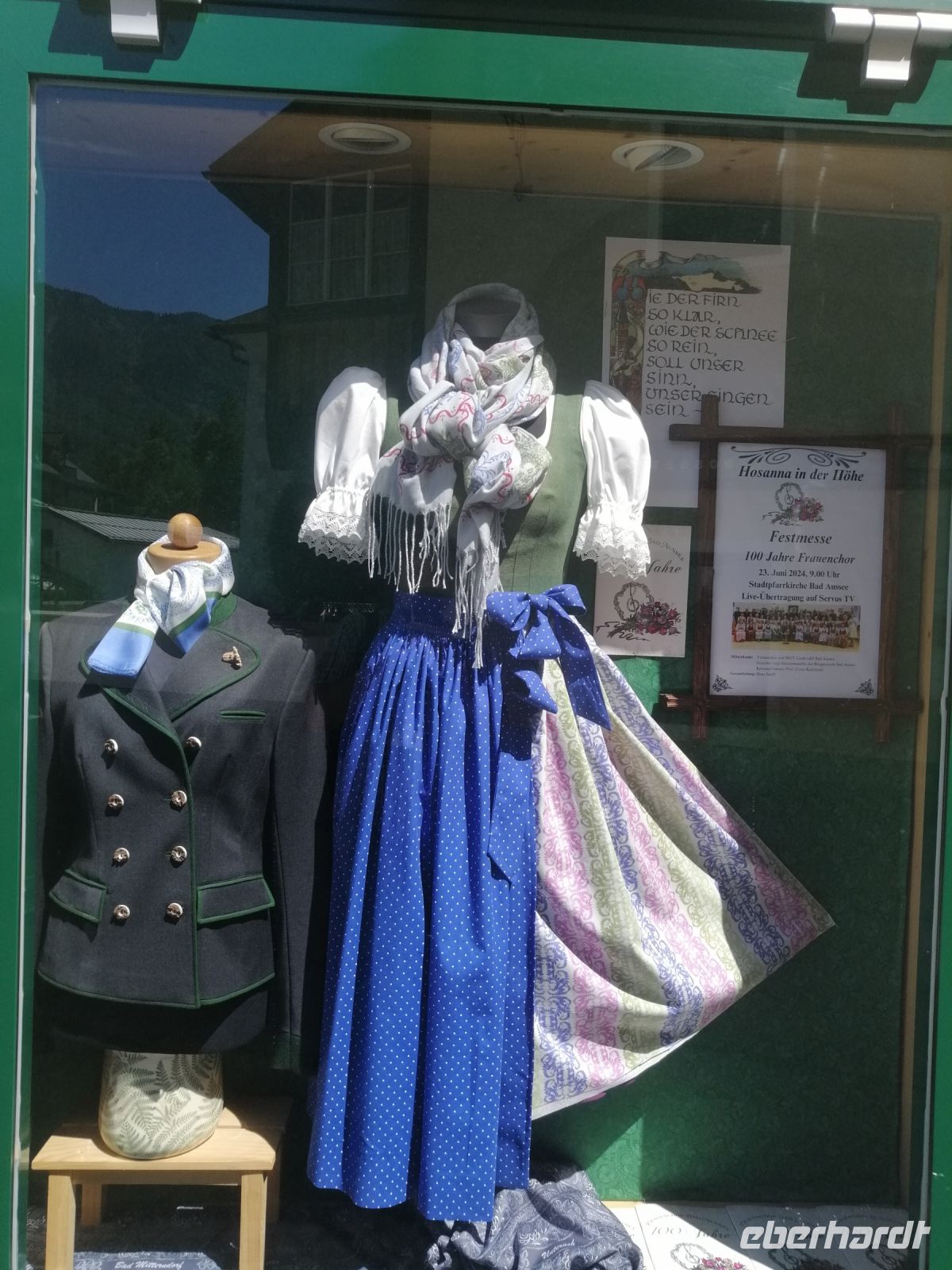 Stadtrundgang in Bad Aussee: Trachtengeschäft