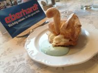 unser Abendessen, vorbereitet vom Chefkoch Werner!