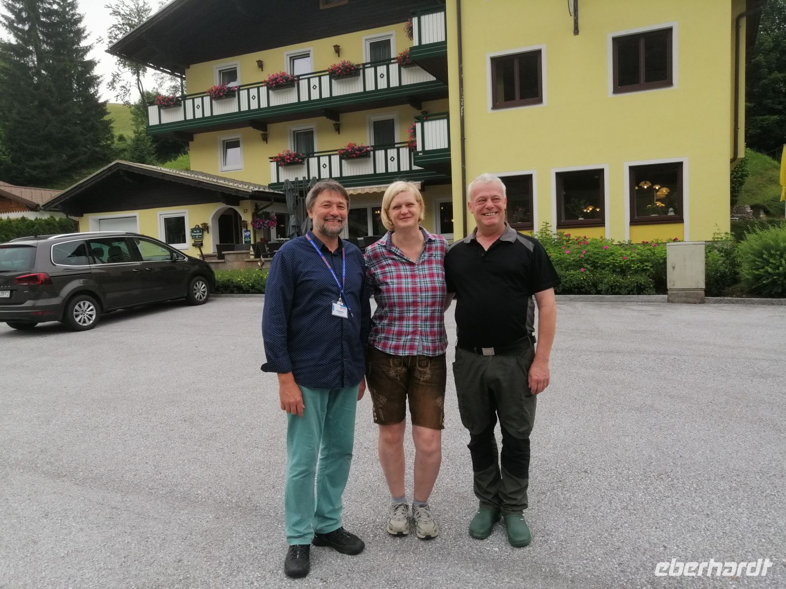 herzliche Verabschiedung von unseren Gastgebern: Janine und Werner!