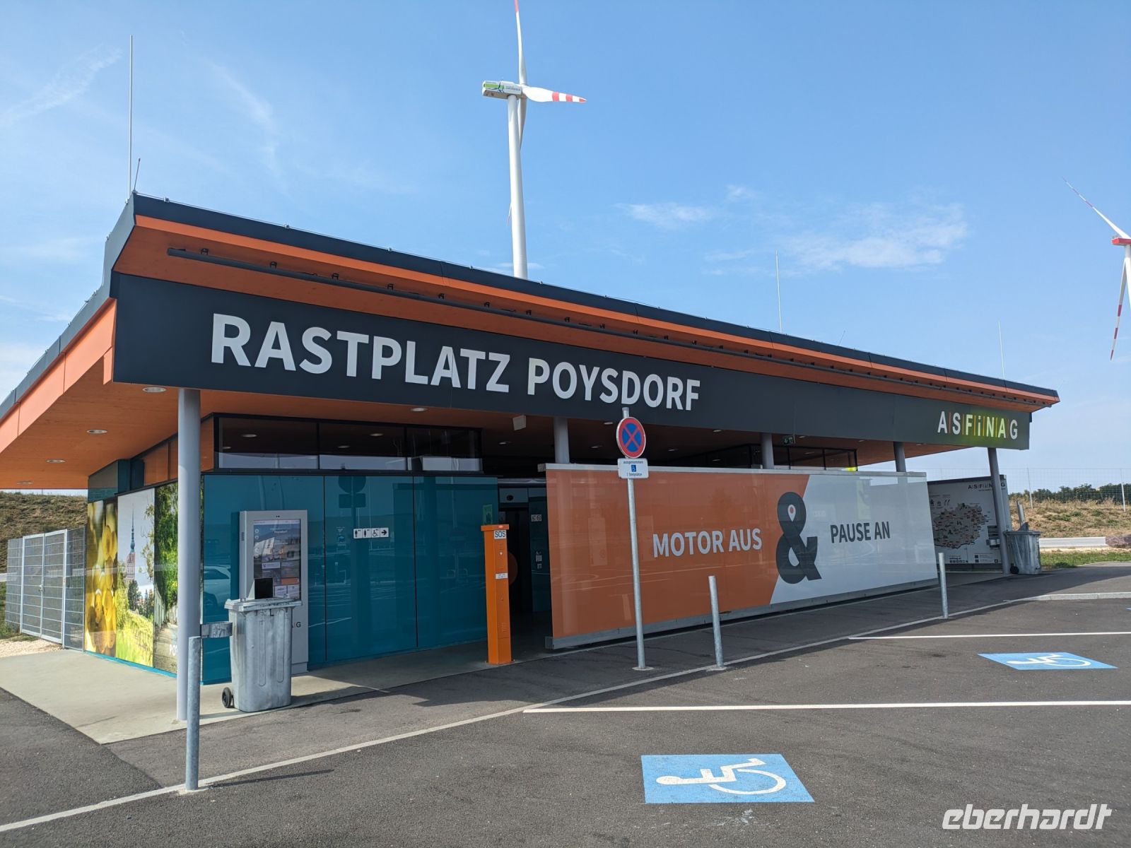 Auf Rastplatz vor Wien