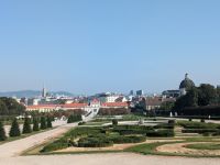 Blick vom Belvedere auf Wien