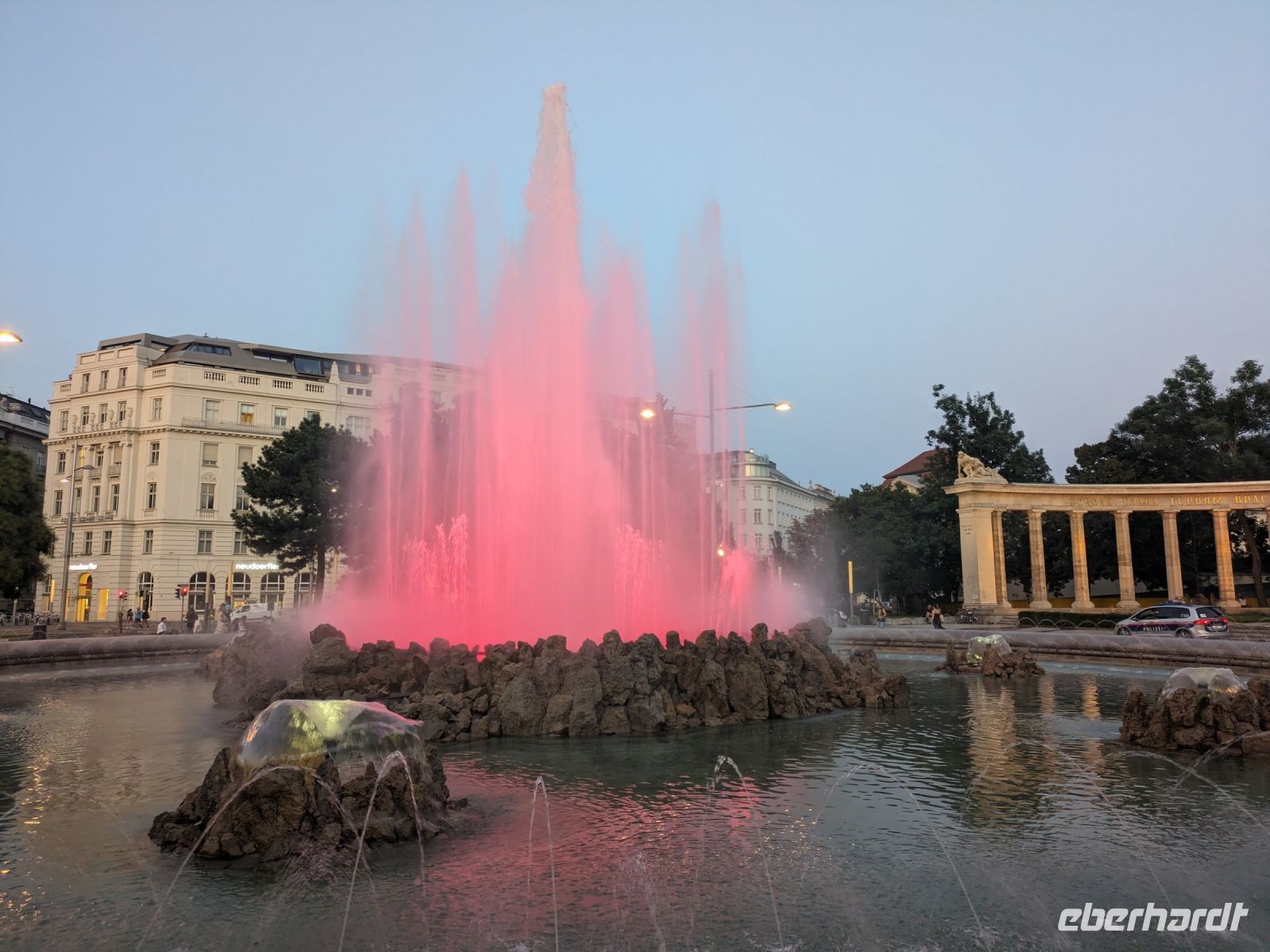 Hochstrahlbrunnen am Schwarzenbergplatz